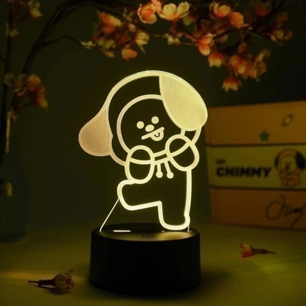 BT21 Chimmy Otaku LED Lamp ( Color Changing ) 💛 NWT | Limited Edition